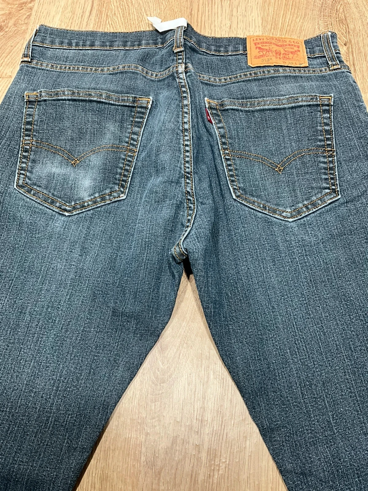 Jean Levi’s Homme 513 Slim Straight W34 L30 Vintage Noir Lvh 219 – photo 8